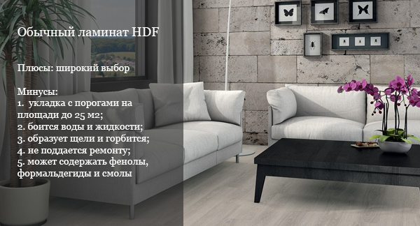 Минусы HDF Минусы HDF